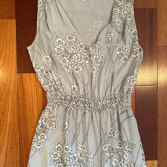 Max Studio Gray Floral Maxi Dress - Picture 2 of 6